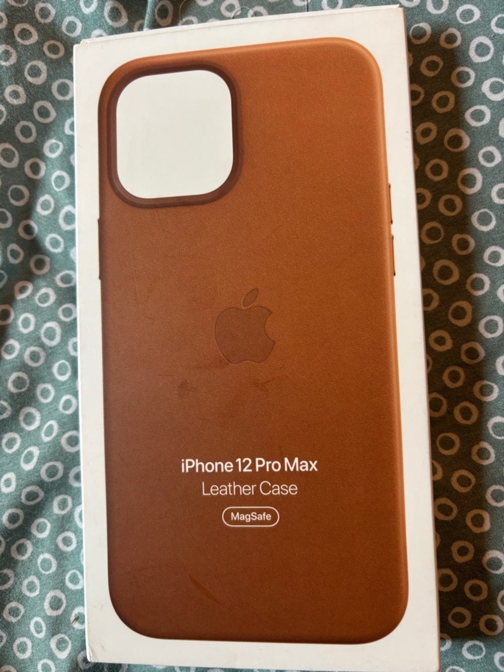 Apple Leather MagSafe Case for iPhone 12 Pro Max - Saddle Brown